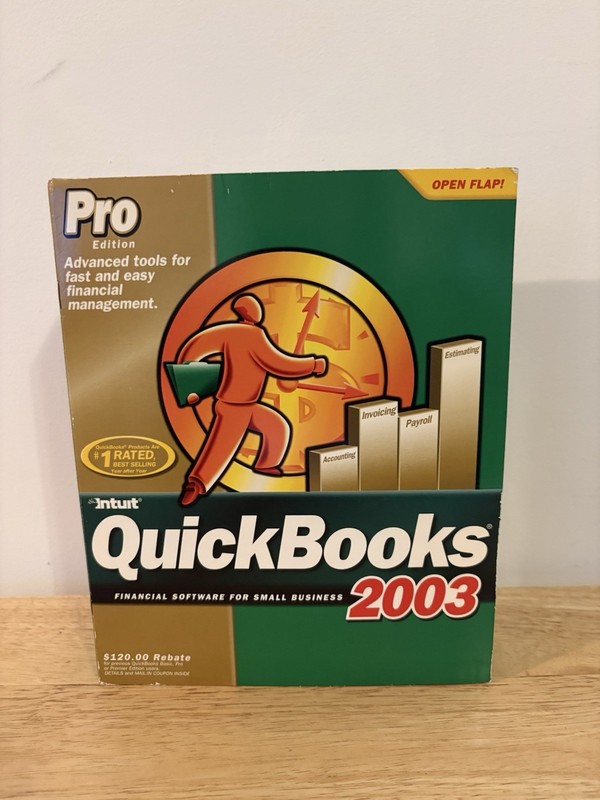INTUIT QuickBooks Pro 2003 Financial Software Small Business
