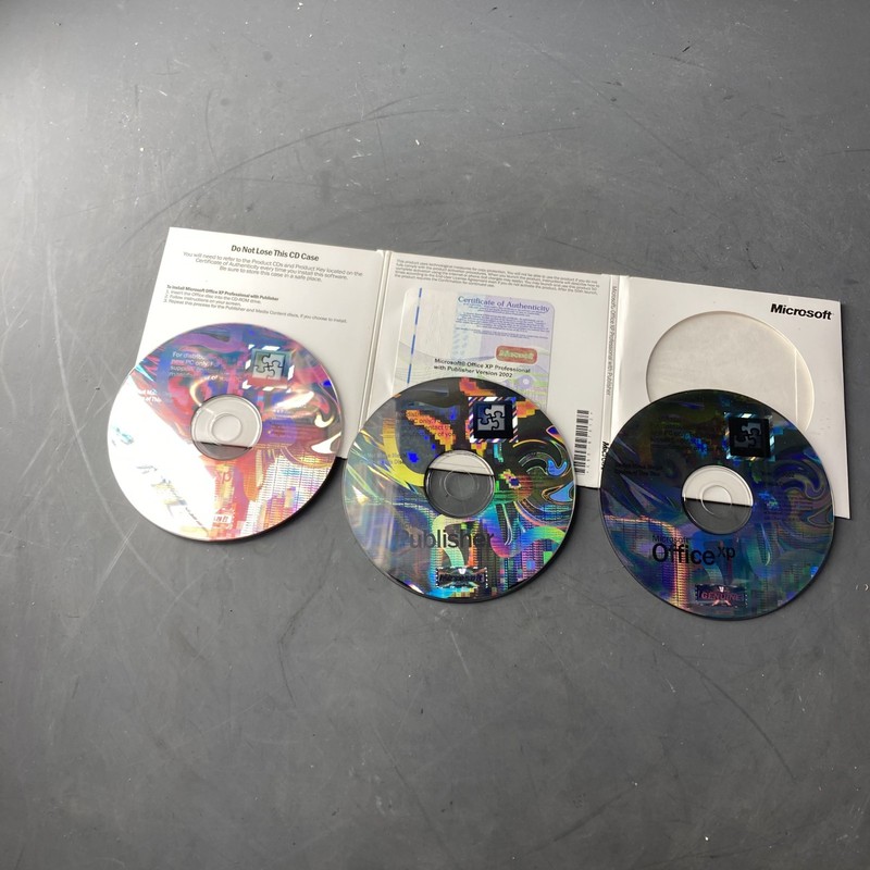 Microsoft Office XP Professional With Publisher Version 2002 with Product Key