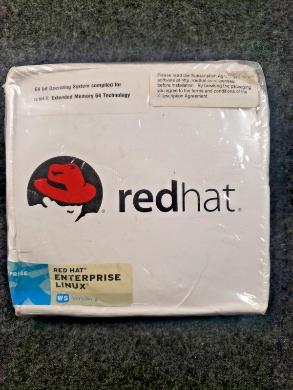RED HAT ENTERPRISE LINUX WS VERSION 4 New Sealed .......................(DS4D2) gallery
