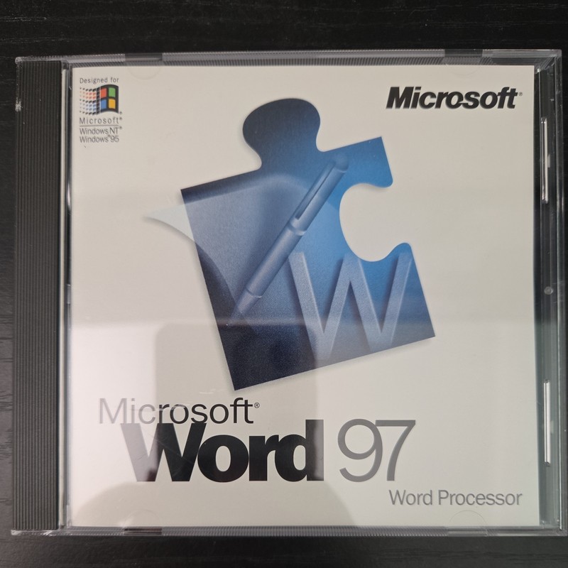 Microsoft Word 97 Upgrade for Windows 95/NT – CD-ROM Software With Key!