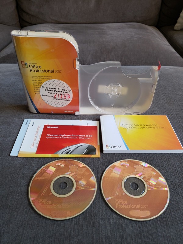 Microsoft Office 2007 Professional Full English Retail Version MS Pro Employee gallery