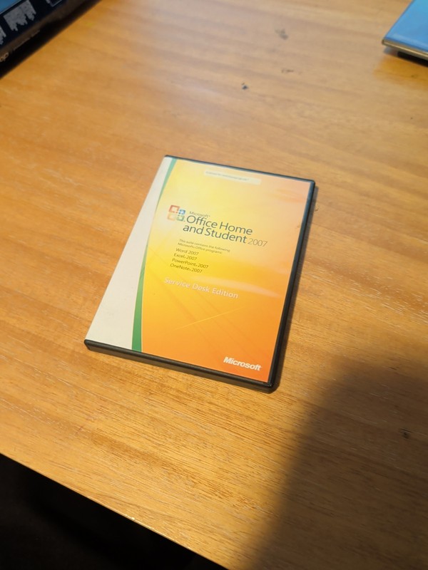 Microsoft Office Home & Student 2007 Service Desk Edition Word Excel PowerPoint