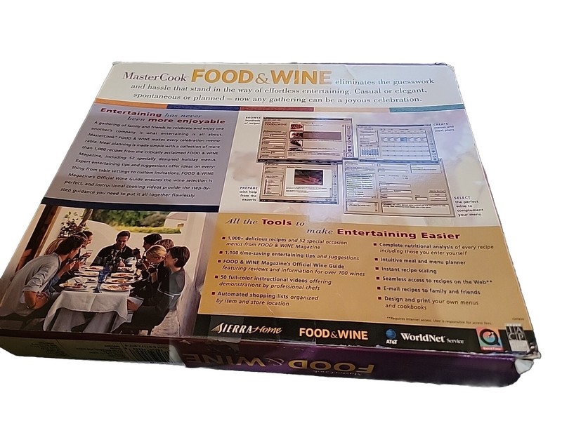 Mastercook Food And Wine PC Software See PICTURES! gallery