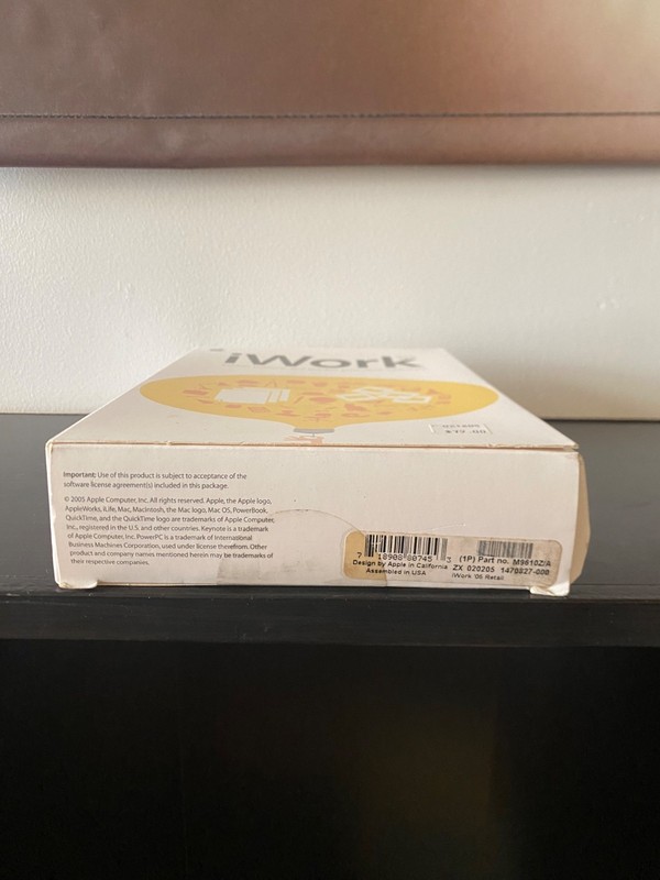 RARE 2005 Apple iWork 05 BRAND NEW SEALED - FAST SHIPPING🚛💨 gallery