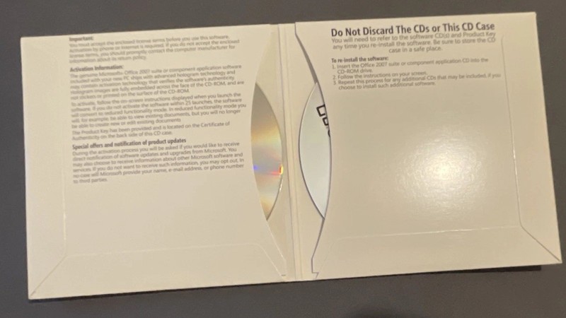 Microsoft Office Small Business w Outlook 2007 Business Contact Manager (OPENED) gallery
