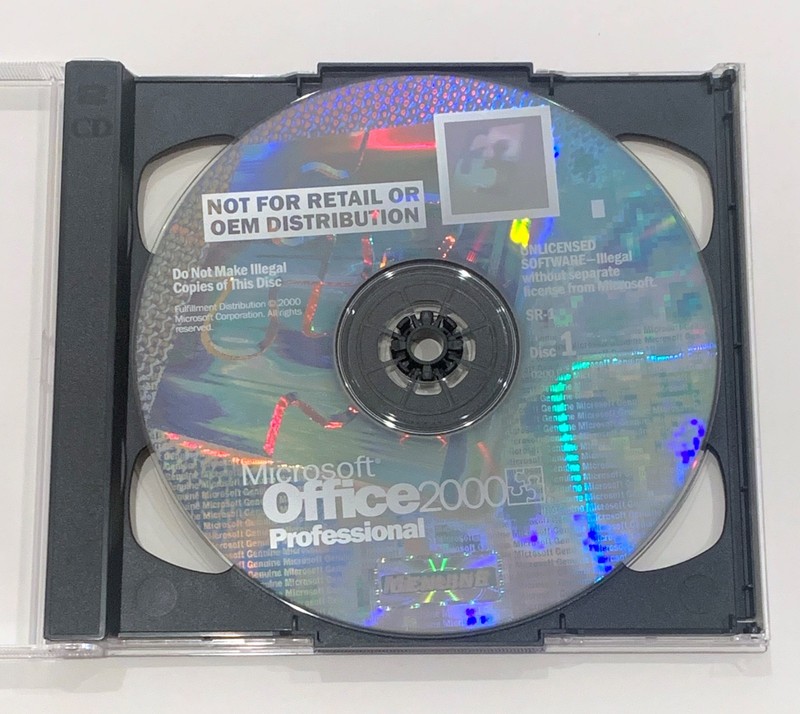 Microsoft Office 2000 Professional Disc 1 & 2 with Product Key SR-1 gallery