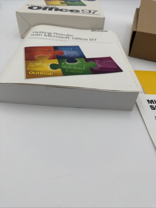 Microsoft Office 97 Standard Edition Complete Big Box CD-ROM Windows 95 NT gallery