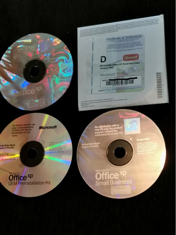 Microsoft Office XP Small Business Version 2002 Edition.English.CD+ Product Key.