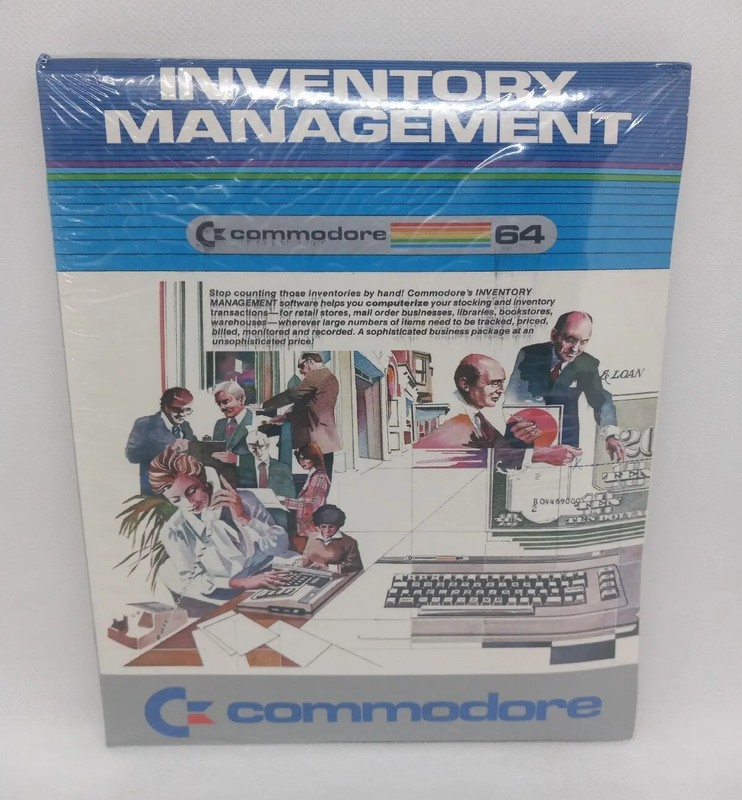 Commodore 64 - Inventory Management Vintage 1983 Software Brand New & Sealed