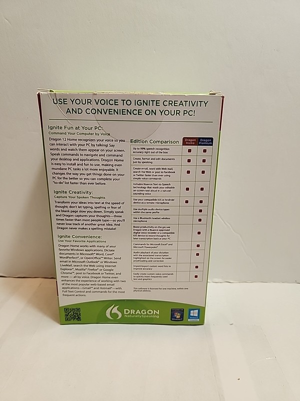 Dragon Naturally Speaking NewHome Edition Speech Recognition Version 12 gallery