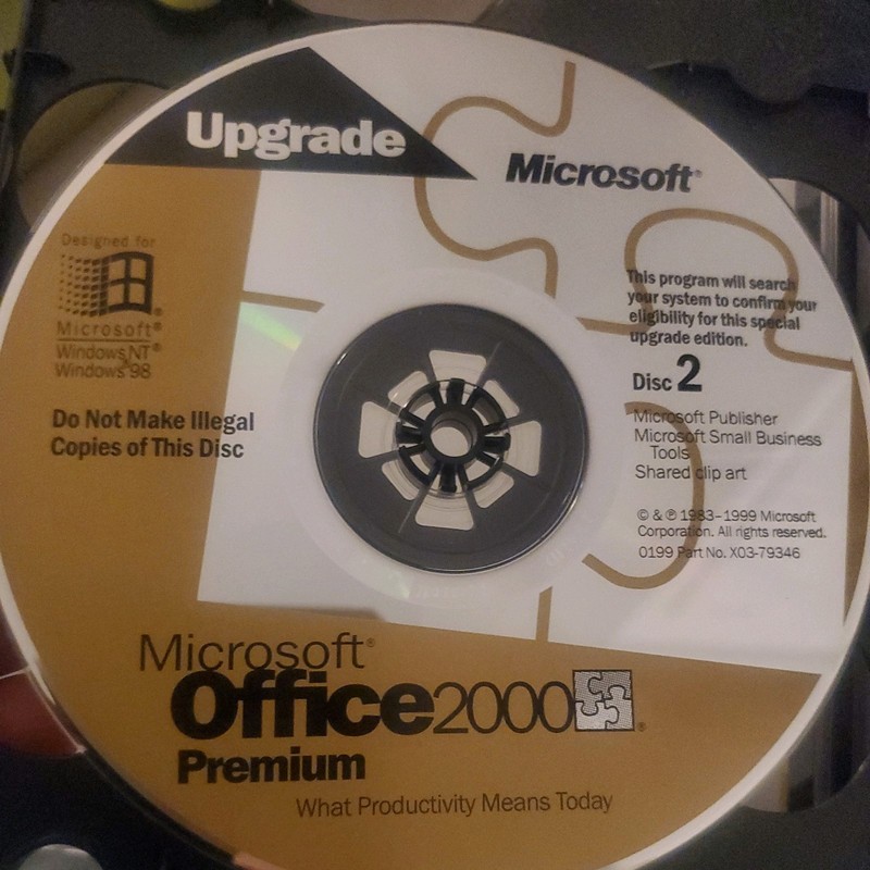 Microsoft Office 2000 Premium with Product Key (2 Discs) - Very Clean! gallery