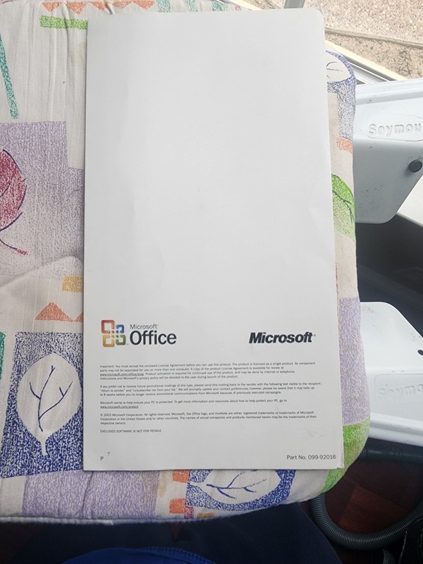 microsoft office 2003 professional W/ One Note gallery