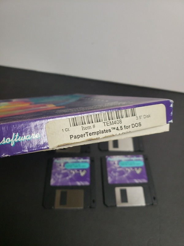 Paper Direct Paper Templates Software 4.5 For DOS RARE gallery