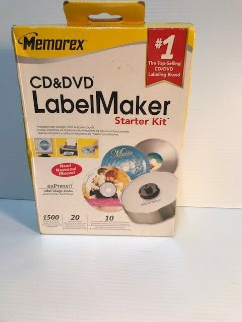 2006 Memorex CD & DVD Label Maker Starter Kit NOS (FC105-1 T0293)