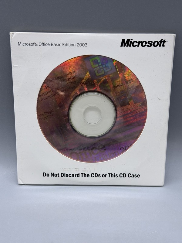 Microsoft Office Basic Edition 2003 Full Version OEM for Windows W Key