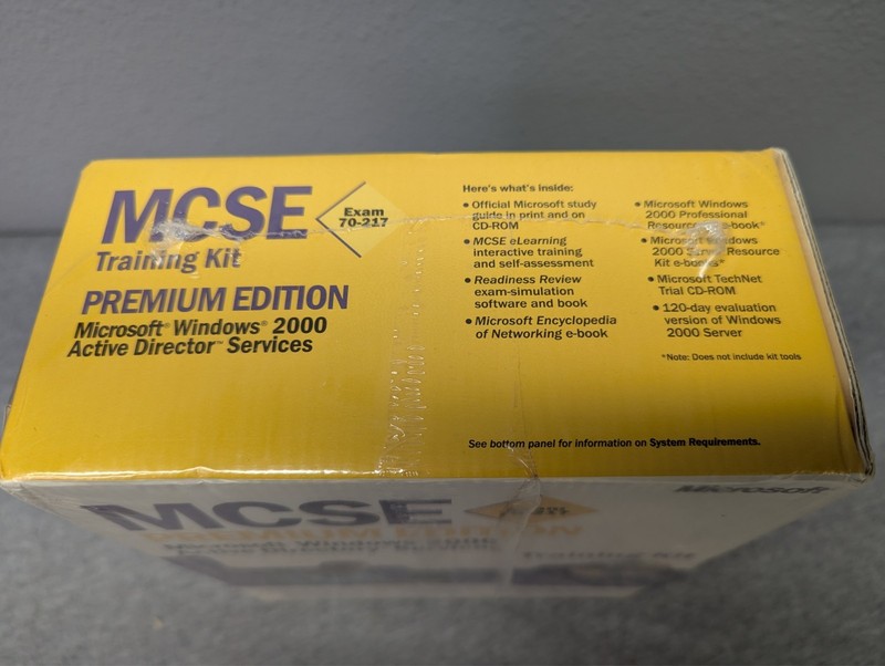 MCSE Exam 70-217 Microsoft Windows 2000 Active Directory Services - Sealed gallery