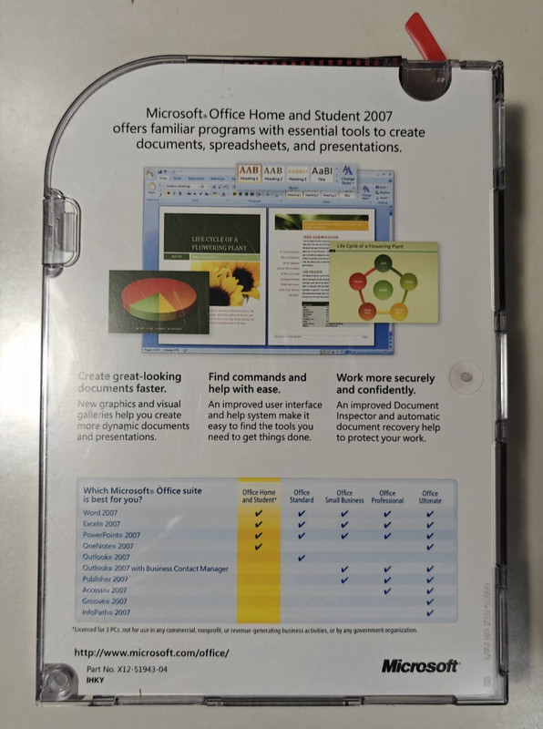 Microsoft Office Home and Student 2007 with Project and Visio 2007 gallery