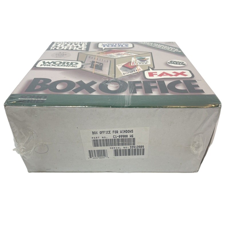 WordStar Box Office For Windows Version 1.5 Windows 3.0 Home Office 1992 Sealed gallery