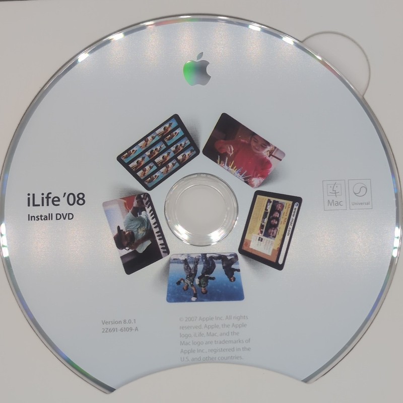 Mac Apple iWork & iLife ’08 Software Lot Bundle Discs gallery