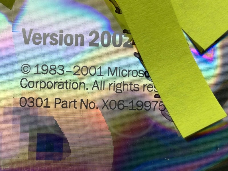 Vintage Microsoft Office XP Standard Version 2002 Discs Lot of 5 OEM Set READ gallery