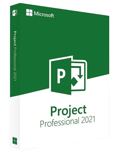 Microsoft Project Pro 2021, one user authentic license, complete, shrink wrapped