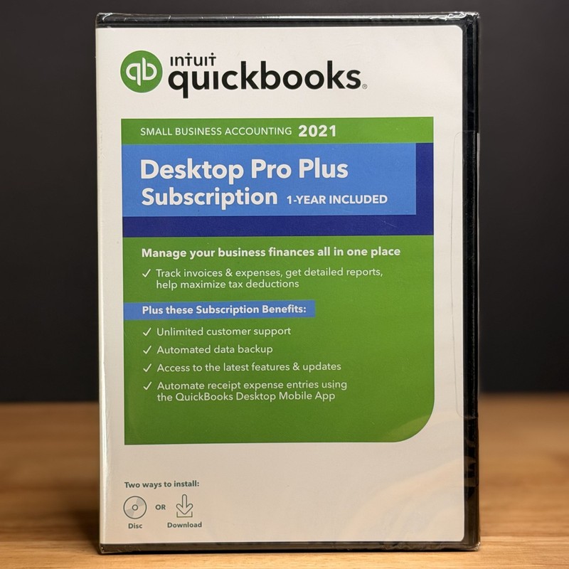 NEW Quickbooks Desktop Pro Plus 2021 Plus Small Business Accounting - READ DESC.