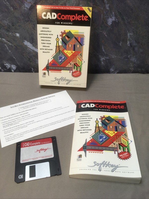 Key CAD Complete Manual Windows Design Instruction Software DIY Building 3.5”