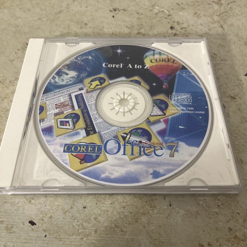 Corel Office Professional 7 CD and User Manual, Corel Office Professional 7