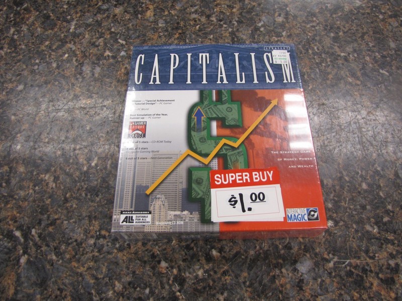 Vintage Capitalism Strategy Macintosh CD-ROM 1996 Interactive Magic – NEW Sealed