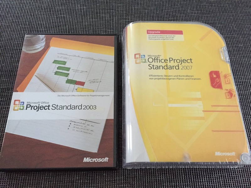 MS Project Standard 2007, Retail, Deutsch – mit MwSt-Rechnung