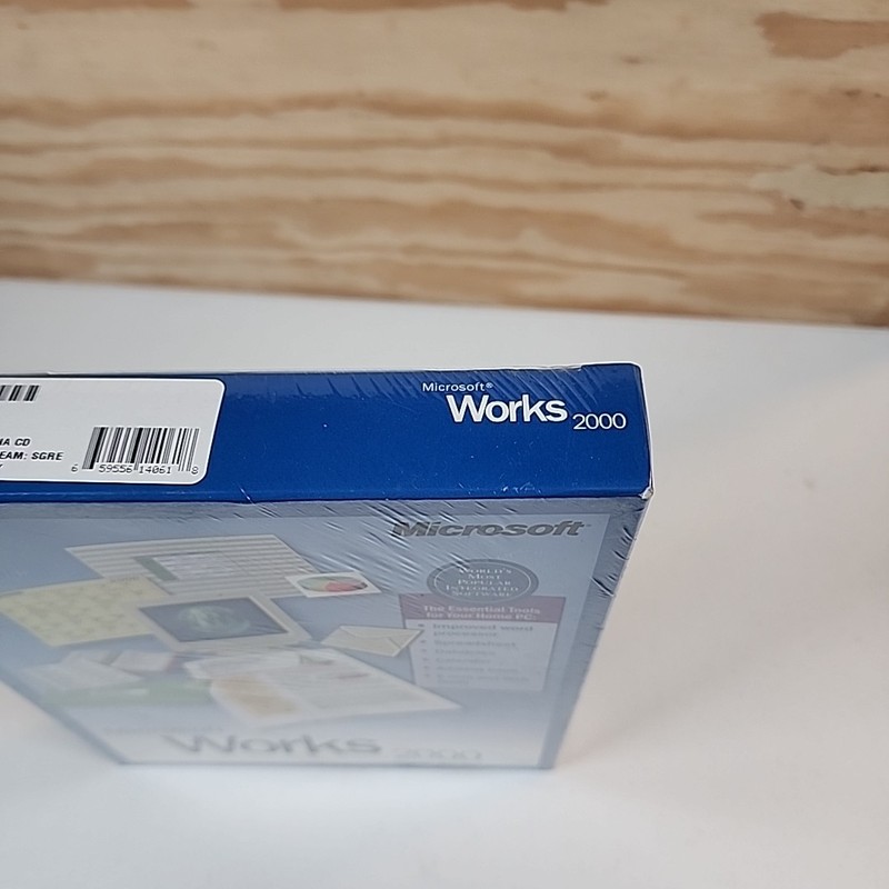Vintage Microsoft Works 2000 Requires Windows 95 or 98 CD-ROM gallery