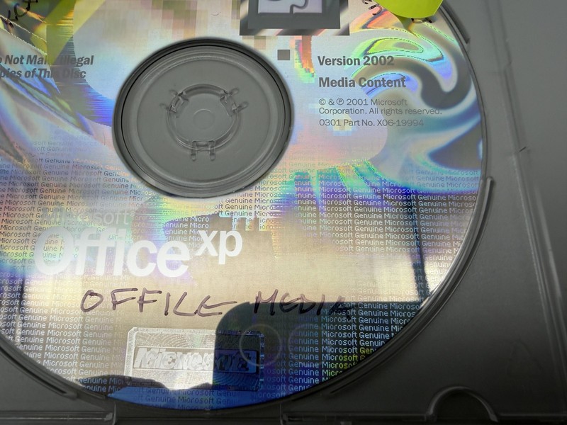Vintage Microsoft Office XP Standard Version 2002 Discs Lot of 5 OEM Set READ gallery