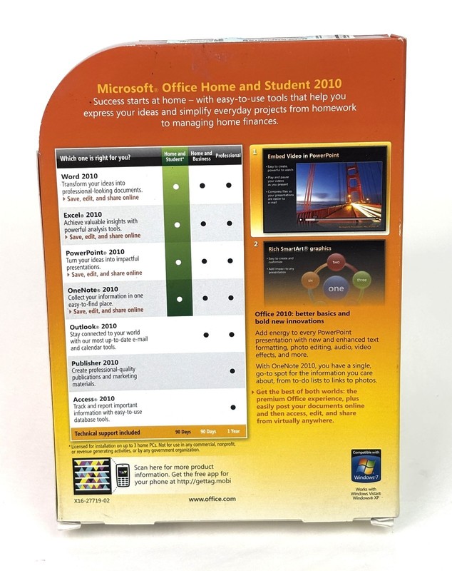 Microsoft Office 2010 Home and Student Family Pack For 3 PCs With Product Key gallery