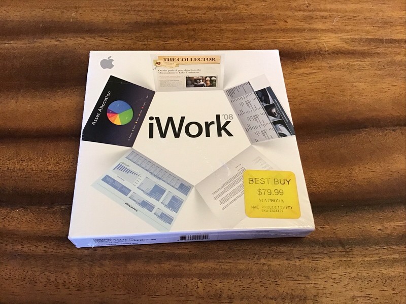 Apple iWork 2008 CD MB624Z/A ( SEALED ) - Canadian Seller