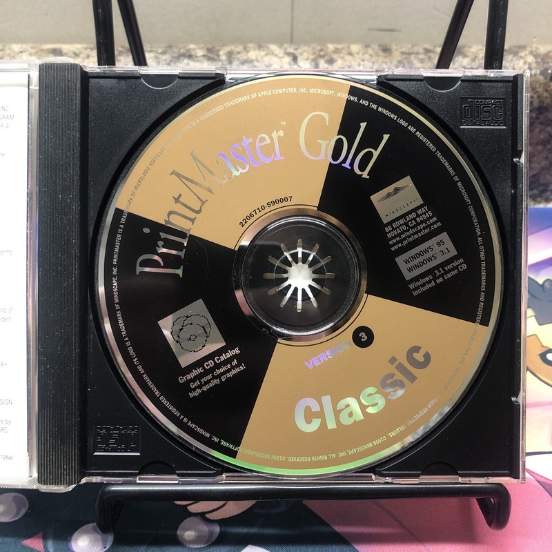 Mindscape Print Master Gold Classic Edition 3.0 Version PC CD-ROM #ML gallery