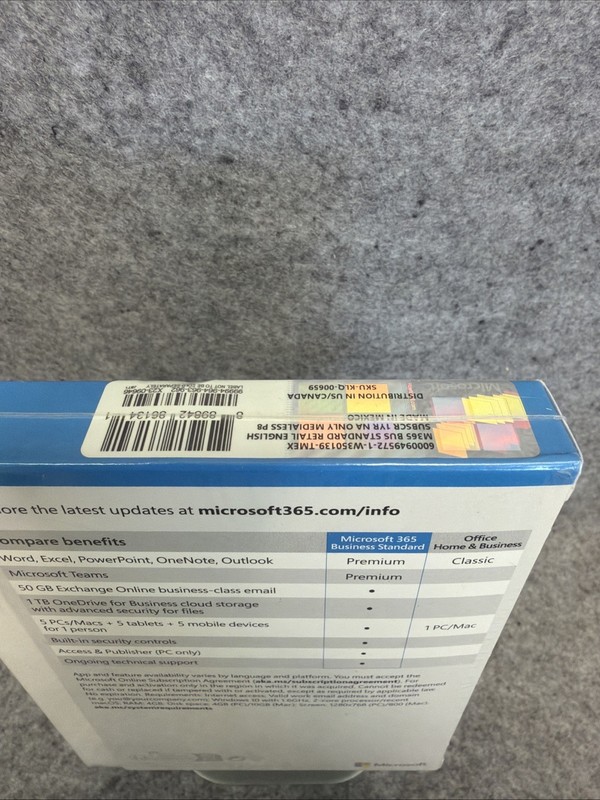 Microsoft 365 Business Standard 12-Month 1 Person Premium Apps KLQ-00659 gallery