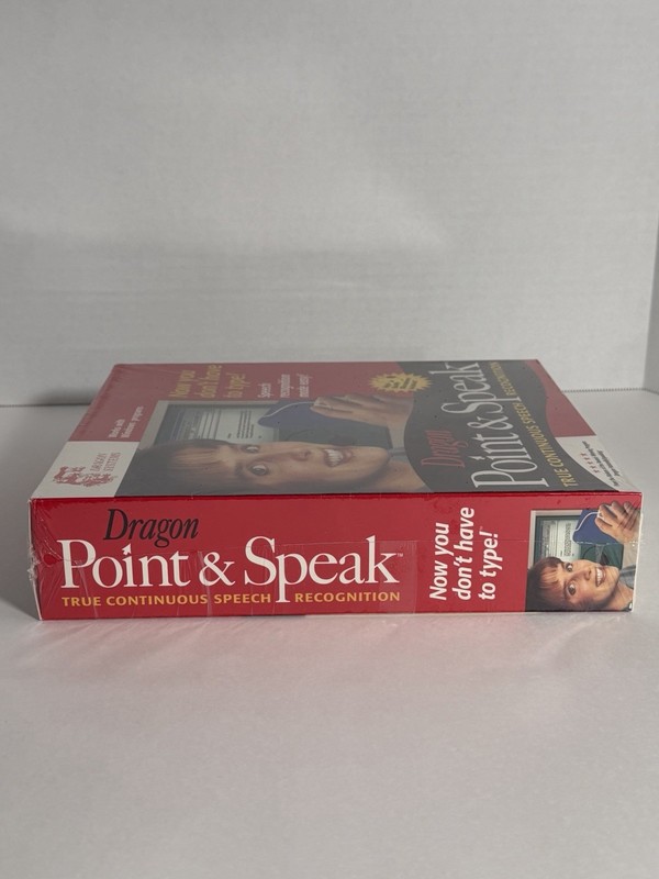 Dragon Point & Speak Speech Recognition Software, 1997 (NEW, SEALED) gallery