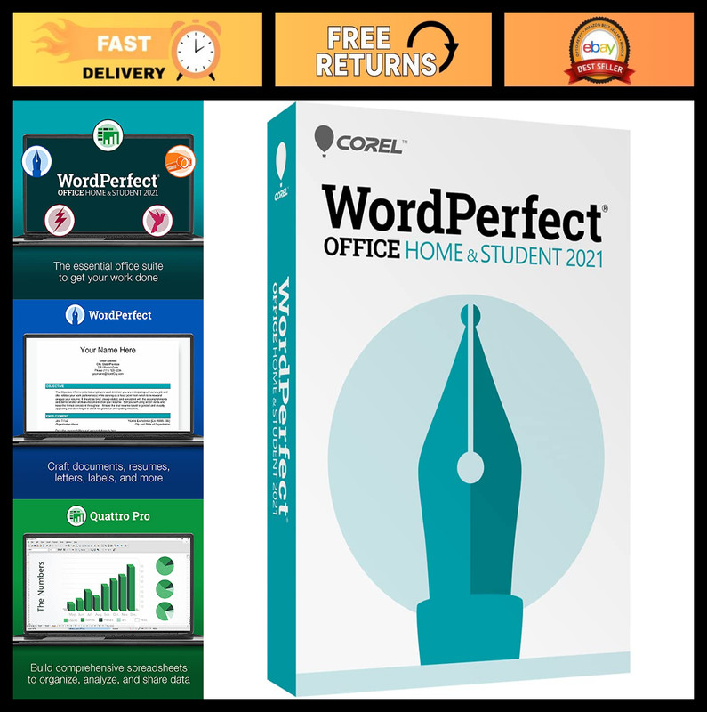 Office Suite 2021 for PC - Word Processor, Spreadsheets & Presentation Software