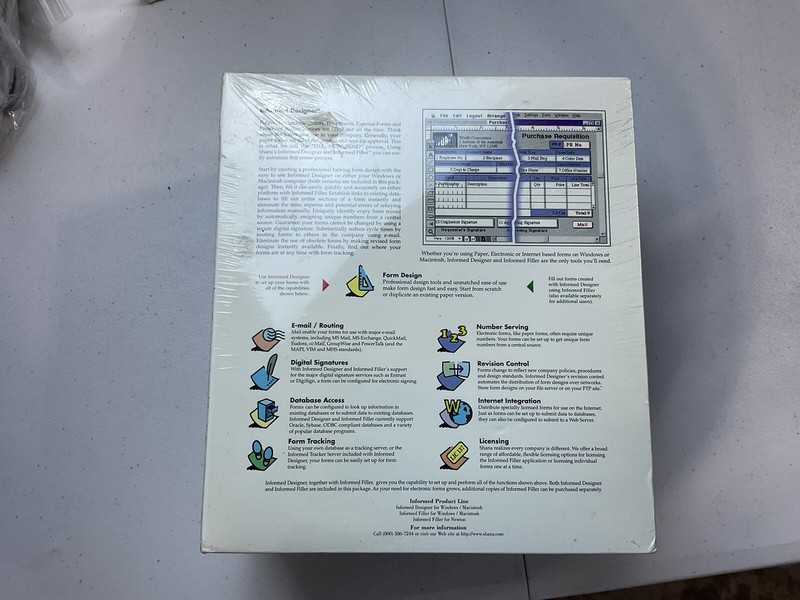 Vintage Apple Windows Informed Designer 2.0 Upgrade Software New Sealed gallery