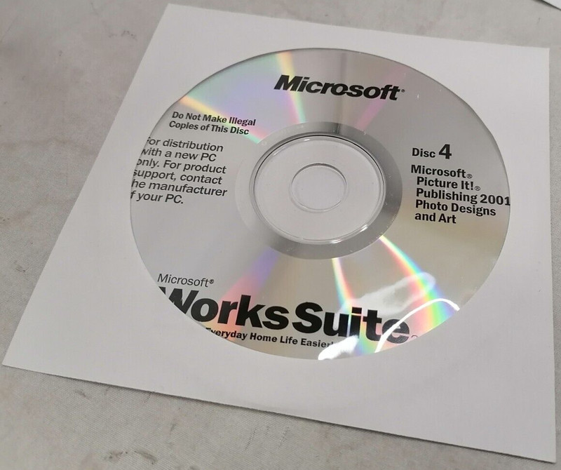 Microsoft Works Suite 2001 Set Up Discs gallery