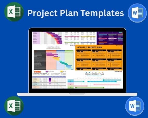 20+Project Plan Template Excel, Project Management Spreadsheet,Gantt Chart Excel