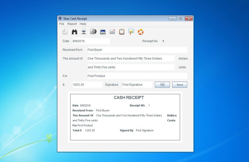 Cash Receipt Software Management App Generator Maker Billing Invoice AT SOFT02