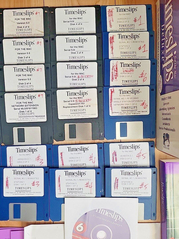 TIMESLIPS V5.0 Accounting Software Money 1997 3.5" Mac by Sage MACINTOSH (READ) gallery