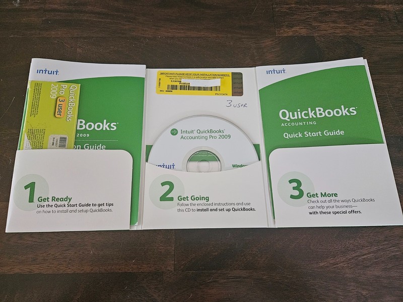Quickbooks Accounting 2009 Windows – 3 USER – NO SUBSCRIPTION