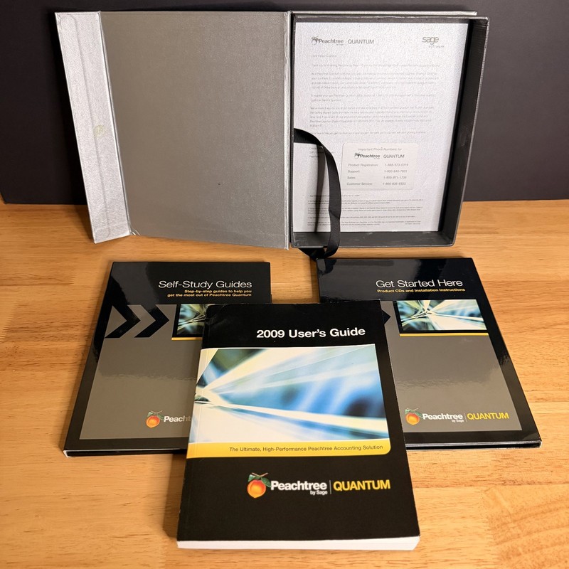 Peachtree by Sage Quantum Accountants Release 2009 Windows 1 User - READ gallery