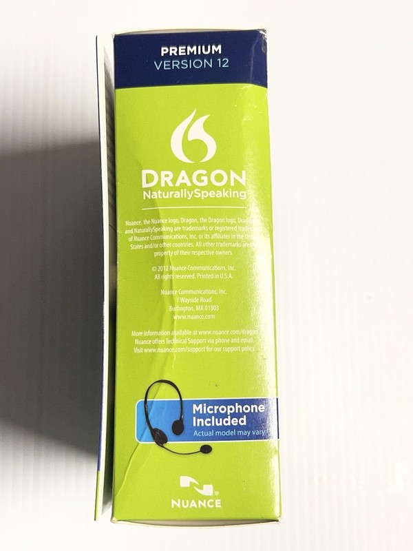 Dragon Naturally Speaking Premium Edition Speech Recognition Software Version 12 gallery