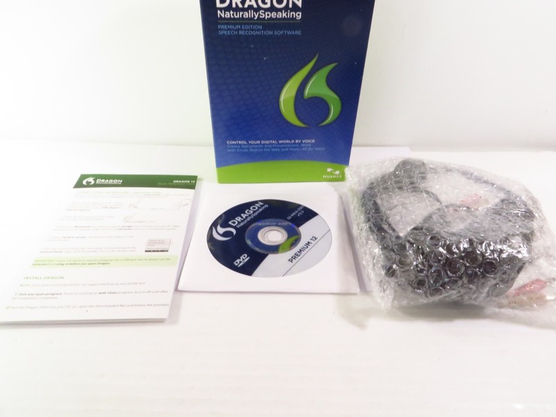 New (Open Box) Nuance Dragon NaturallySpeaking 12 Premium for Windows W/Mic gallery