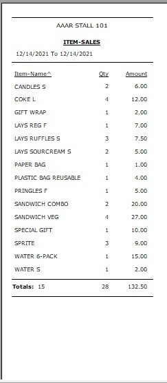 NWIQ Point Of Sale Software - Booth Inventory Billing gallery