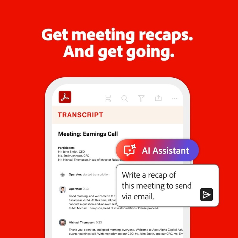 Adobe Acrobat AI Assistant gallery