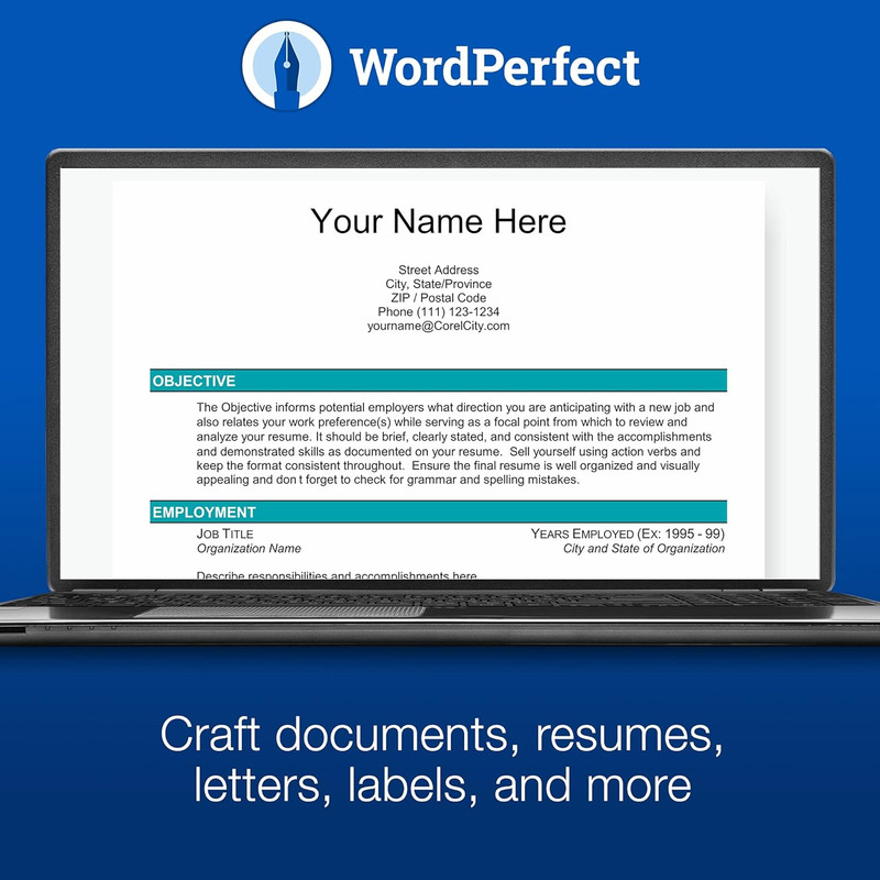 Wordperfect Office Home & Student 2021 | Office Suite of Word Processor, Spreads gallery